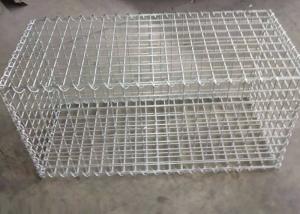 China 2.7mm Galvanized Steel Wire Retaining Wall Gabion Baskets Zinc Coating on sale