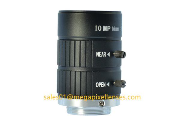 1" 16mm F1.4 10Megapixel Manual IRIS C Mount Industrial FA Lens, 16mm 10MP Non