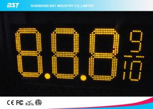 China Yellow Double Sided Led Gas Price Signs For Gas Stations Or Petrol Stations wholesale