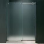 8 mm High Strength Shower Door Glass Toughened With High Polished Edge
