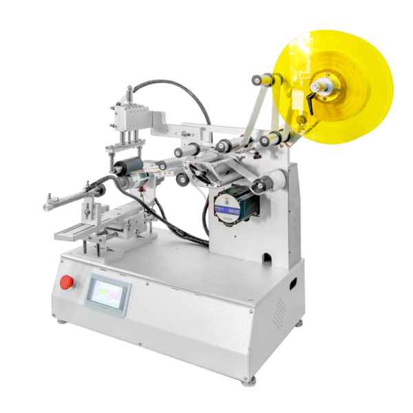 Semi Automatic Labeling Machine Desktop U Shaped Conical Cups Label Application Machine with Sticker Dispenser Machine