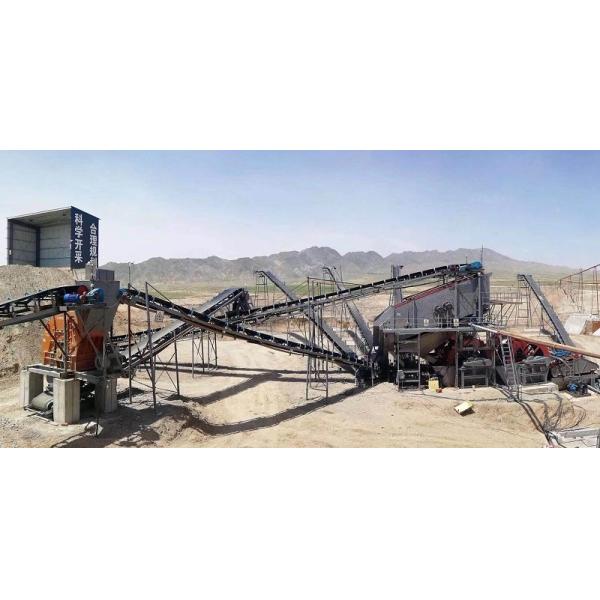 River Pebbles Sand Making Production Line For Stabilized Soil Environmental Protection