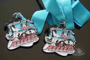 China Great Cow Run Metal Award Medals Sport Softball Events Medallion Spray Black Plating wholesale