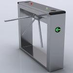 Waterproof Long Lifetime waist high turnstiles Operated By RFID Bracelet / Coin