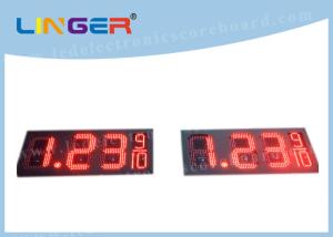 China 7 Segments Led Price Signs For Gas Stations Hanging / Mounting Installation wholesale