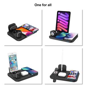China IOS Android Phones Qi Wireless Phone Stand Charger Wide Compatibility W30 wholesale