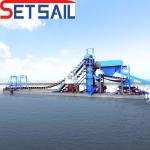 QH-sand -5 Chain Bucket Sand Gold and Diamond Dredger for Sea Freight Transporta
