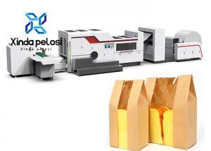 China Fully Auto Square Shape Food Paper Bag Making Machine 400pcs/Min wholesale