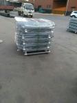 Customized Steel Pallet Cages / Metal Mesh Storage Containers Anti Corrosion