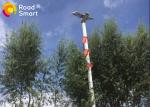 Outdoor IP65 All In One Integrated Solar Street Light Bridgelux Chip With Pole