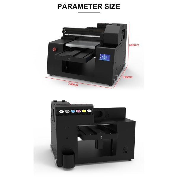 KECAI Factory Inkjet Printer 3040 UV Flatbed Printer for A3 Card Phone Case Glass Metal Wood Acrylic Small UV Printer