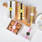 Printed Recycled Rectangle Craft Paper Box Food For Take Away