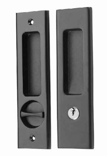 35mm To 50mm Door Thickness Zinc Alloy Internal Sliding Door Lock For Security