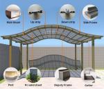 Manufacturers wholesale garden Carport parking shade canopy garage summer garden