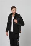 Windproof Cold Weather Workwear 320gsm Mens Softshell Work Jackets