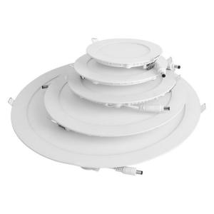 China 12W/15W Round Led Panel Light With 95-98Ra Triac Or 0-10V Dimmable For Offices, Conference Rooms wholesale