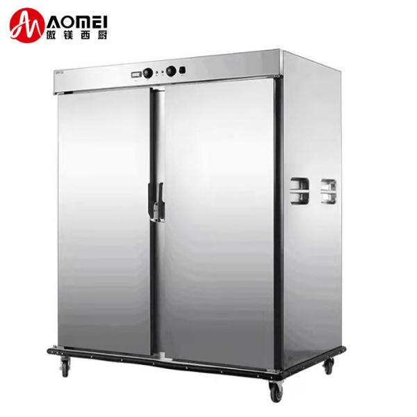 120mm Layer Height Stainless Steel Mobile Food Warmer Trolley for Banquet and