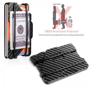 China Real Carbon Fiber Wallet/Billfold/Money Clip in Stock wholesale
