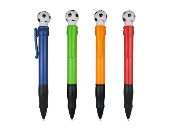 Quality Ball Shape Plastic kids ballpoint pen  with funny logo for festival gifts for sale