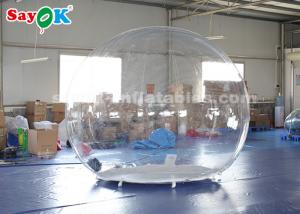 China Clear Inflatable Tent Transparent 3m Inflatable Air Tent Non - Toxic  Flame  - Retardant 0.6mm PVC Material wholesale