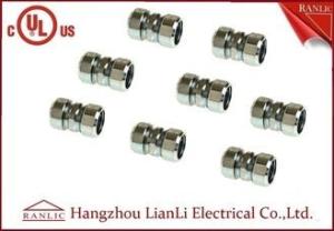 China Steel 1&quot; 2&quot; IMC Rigid Electrical Conduit Connector Coupling White Blue Electro Galvanized wholesale