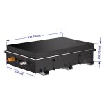 5000 Cycles 96V 105Ah Lithium Ion Battery For Golf Trolley
