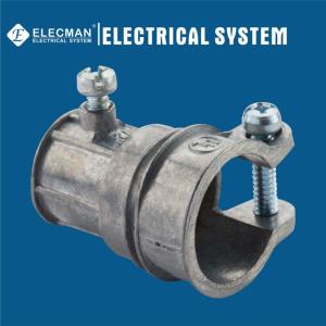 China Combination Flexible Conduit Fittings Zinc Flex To EMT Couplings wholesale