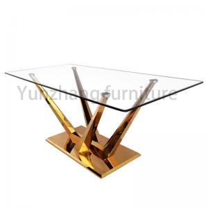 China Line Design Modern Dining Table Marble Top Family Use on sale