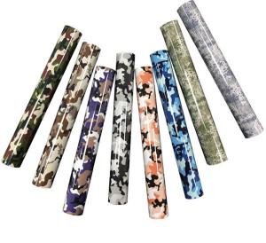 China Camouflage Heat Transfer Film Roll Stretchable 6.6-13.2lbs Pressure wholesale
