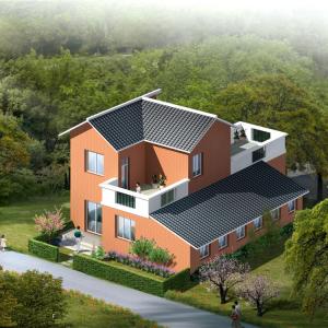China Mobile Prefab Tiny House Kit On Wheels Park Home Lodge Cabin Fire Resistance Fully Furnished wholesale