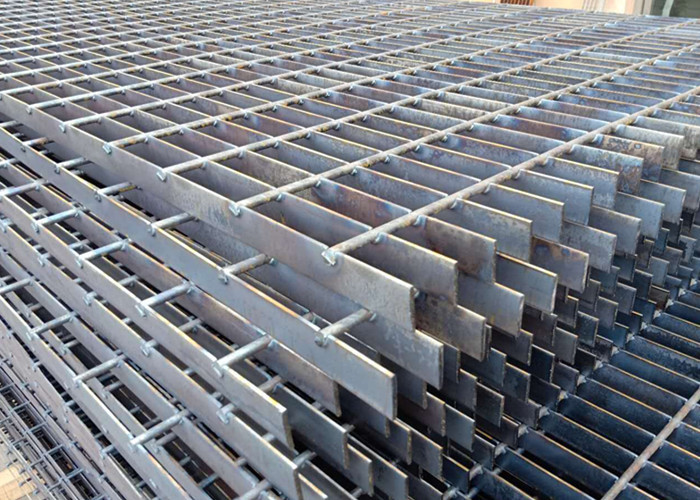 High Bearing Industrial Steel Grating Light Structure Galvanized Metal Grating