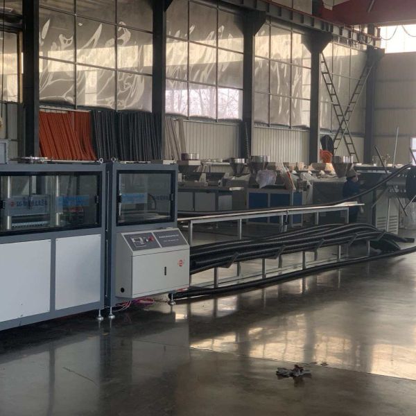 Industrial Plastic Prestressed Helical Spiral Pipe Manufacturing Equipment