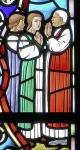 Church Dimming Tempered Stained Glass Decorative Panels High Transparent Glass