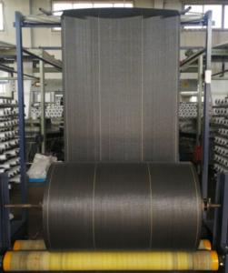 China 1000 meters Spunbonded PP Woven black color lamination Fabric Roll For carbon black Bags wholesale
