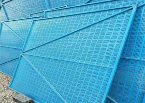 China High Strength Light Weight Perimeter Safety Screens Perforated For Building Site wholesale