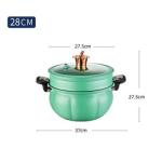 8l Large Capacity Iron Micro Pressure Cooking Pot Maifan Stone Non Stick Coating