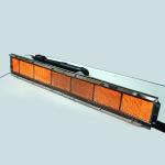Industrial Catalytic Gas Oven Burner HD262 For Powder Coating Curing Or Food