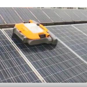 China Brushing PV Cleaning Robot Maximum 300m2 / H 350KW / Day 5H Cleaning wholesale