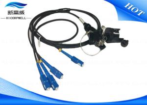 China 4F Tactical Armored Fiber Cable 4.5mm With TPU Jacket Waterproof Corrosion Resistant wholesale
