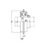 High Speed Pillow block bearings SBPFL2 series , SAPLF2 series 204