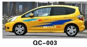 China Environment-friendly PVC Car Body Sticker QC-003A / Car Decoration wholesale