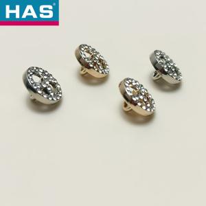 China Circular Diamond Buttons 11mm Custom Metal Buttons For Shirts wholesale