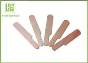 China Dark Wood Applicator Sticks Diy Spatula , Hair Removal Wax Applicator Lightweight wholesale