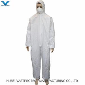 China Category 3 Standard Overall Style PPE Safety Protective Clothing Disposable Coverall wholesale