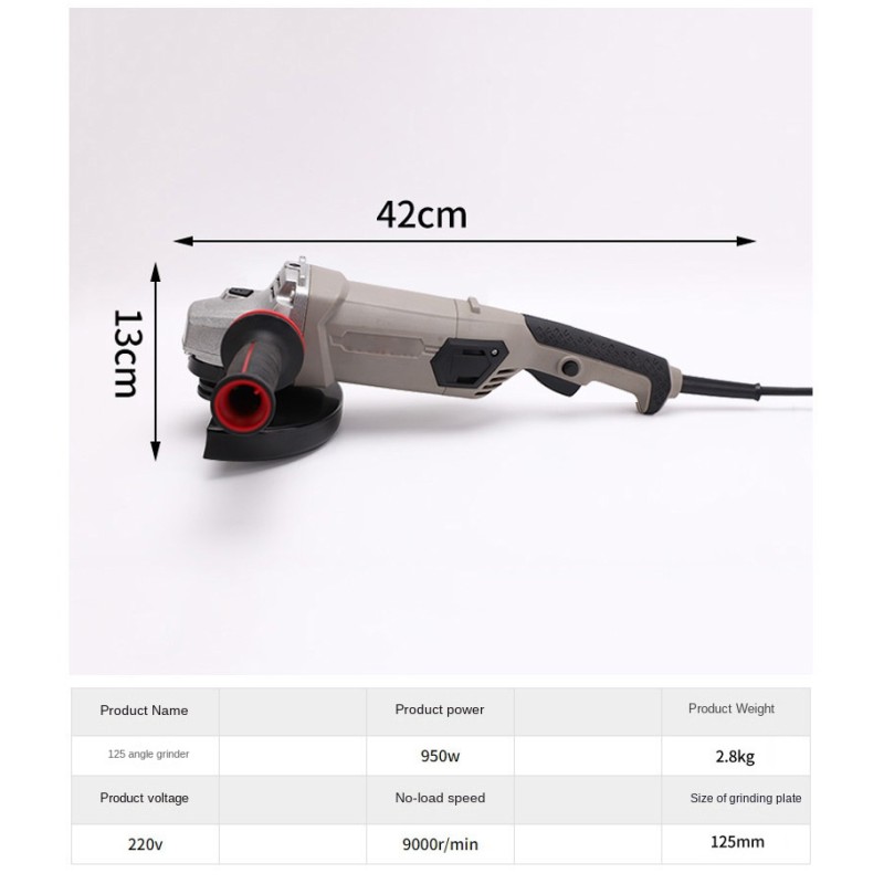 High-Power Electric Angle Grinder Multi-Function Polishing and Cutting Machine for Household Use Wholesale Source