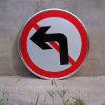Arrow Traffic Signs Directional Traffic Signal Arrow Road Sign With Steel