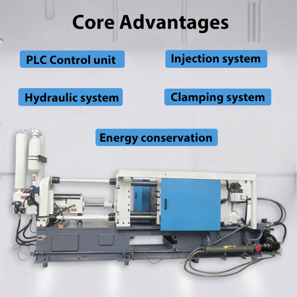 Cold Chamber Die Casting Machine for 3C Electronic Casting Aluminum Die Casting Machine for Laptop Computer Case Shell