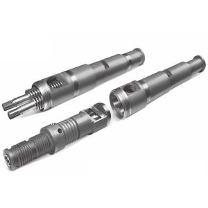 China Centrifugal Casting Bimetallic Screw Barrel 2.0-3.0mm For Plastic Extruder wholesale