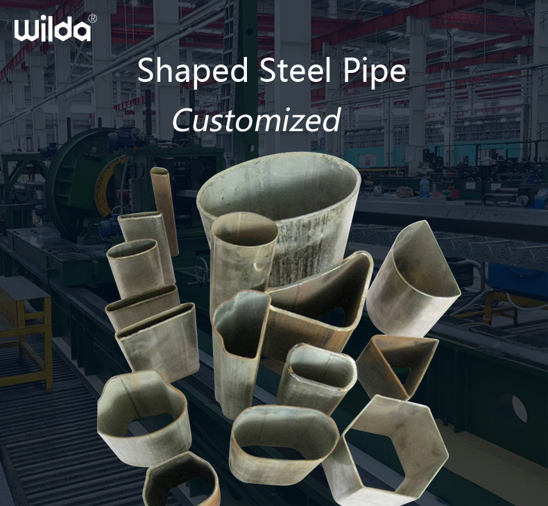 Welded 6M Shape Steel Pipe