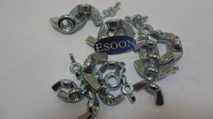 China DIN315 M3 Wing nut with rounded wings Grade 4.8 Zinc Plating,Carbon Steel wholesale